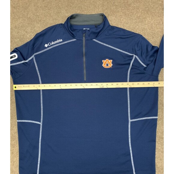 Columbia Auburn University Jacket Mens 2XL Omni-Wick Shotgun 1/4-Zip Pullover - Picture 5 of 9